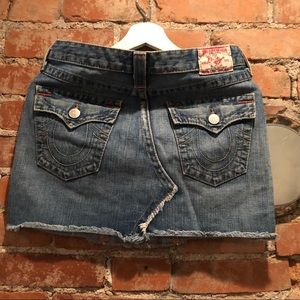 True Religion Jean Skirt